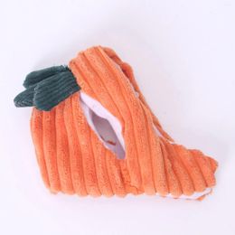 Dog Apparel Carrot Pets Hood Comfortable Plush Soft Party Decoration For Kitten Puppy Small Pet Headwear Holiday Birthday Po Props