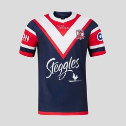 Sydney Roosters 2024 Mens Home Rugby Jersey Custom name and number size S-M-L-XL-XXL-3XL-4XL-5XL