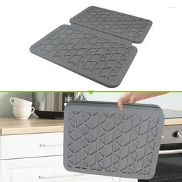 Table Mats Dish Drainer Mat Kitchen Diatomite Absorbent Draining Foldable Drying Pad For Sink