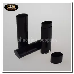 Storage Bottles LB03-4.5g Oval Shape Empty Black Lip Tubes Packaging Wholesale Pots