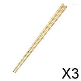 Chopsticks 2-4pack 304 Stainless Steel Square Polished For Kitchen El Gold
