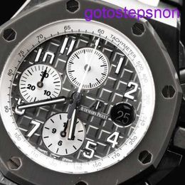 Highend AP Wrist Watch Oak Tree Offshore 26470IO Cement Grey Colour 42mm Gauge