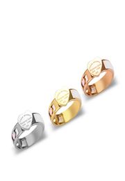 Fashion Hollow Colorful Heart Rings Stainless Steel Big Heart Tag White Shell Ring For Women Girls Female Men Wedding Jewelry1379113