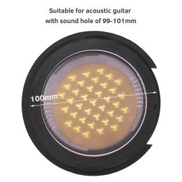 Cables 3in1 Acoustic Guitar Sound Hole Cover Humidifier Moisture Reservoir Dehumidifier