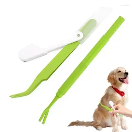 Dog Apparel Tick Removal Tool 2pcs Puppy Remover Kit Stainless Removing Tweezer Cat Set With Light For Humans