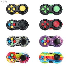 Decompression Toy New Premium Quality Fidget Controller Pad Game Focus Toy Smooth ABS Plastic Stress Relief Squeeze Fun Hand Hot Interactive GiftL2404