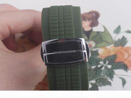 R 21mm Black Brown Rubber Watch Strap Band With Clasp Fit Pp Aquanaut 5167r 5167a8287170