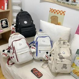 Backpack Large Capacity School Bag Dacron Luggage Book Knapsack For Teenagers Campus Junior High Female