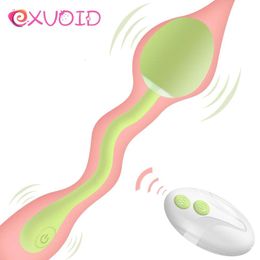 EXVOID Smart Kegel Ball Vibrator sexy Toys for Women Vagina Tighten Exercise Egg Vibrator Ben Wa Ball Trainer G-spot Massager