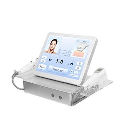 2024 Portable folding best hifu machine 360 wrinkle remover model forehead neck skin care face lift double handle Hi-Fu machine