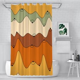 Shower Curtains Warm Melting Boobs Waterproof Fabric Creative Bathroom Decor With Hooks Home Accessories