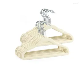 Hangers 10pcs Velvet Non-Slip Rotin Baby Clothes Portable Children Closet Storage Organiser Drying Space Saving