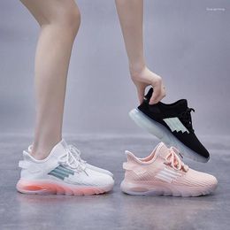 Casual Shoes Summer Women Nice Breathable White Fitness Sports Flat Running Sneaker Socks