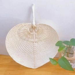 Decorative Figurines Bamboo Hand Fan Handmade Fans For Summer Home Decor Lightweight Palm Leaf Children Adults Wedding