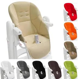 Pillow Kids Highchair Pad High Chair Dining Protection Cover PU Leather And Sponge Comfortable Seat Boy Girl