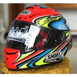 Motorcycle Helmets SHOEI X14 Helmet X-Fourteen R1 60th Anniversary Edition Red Kato Full Face Racing Casco De Motocicleta