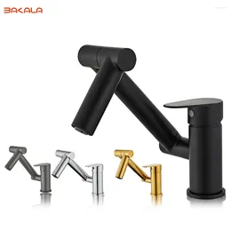 Bathroom Sink Faucets Faucet 360 Degree Rotation Innovative Fashion Style Single Hole Handle Basin Mixer Tap Accessories