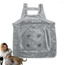 Cat Carriers Apron To Carry Pouch Carrier With Holes Outdoor Travel Small Dogs Hanging Pets