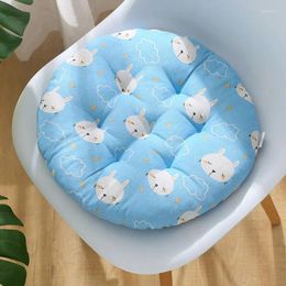 Pillow Thickened Chair Bench Round Tatami Student Cute Teacher Mat Ass Cotton Linen