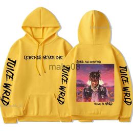 Juice Mens Hoodies Sweatshirts Rapper Juice WRLD Hoodies Men Women Sweatshirts Fashion Hip Hop Hooded Casual Pullovers Boys Girls Black Streetwear Top 732