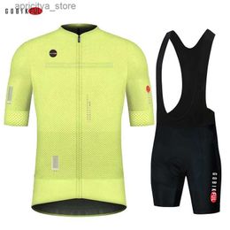 Cycling Jersey Sets 2022 Summer Cycling Team Jersey 20D Bike Shorts Set Ropa Ciclismo Men MTB Bicycling Maillot Bottom Clothing Road Bike L48