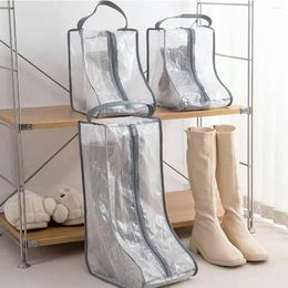 Storage Bags Portable Shoes Organizer Cover Long Riding Rain Boots Dustproof Travel Zipper Pouch Accessories Supplies