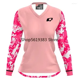 Racing Jackets Women's Cycling Clothing Motorcycle T-shirt Downhill Jersey Mtb Bike Motocross Long Sleeve Sweatshirt