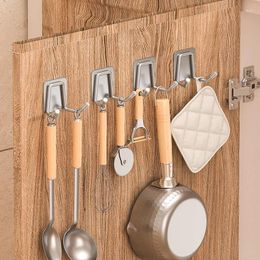 Kitchen Storage Sponges Holder Stainless Steel Sink Drain Drying Rack Self Adhesive Wall Hooks Organisers