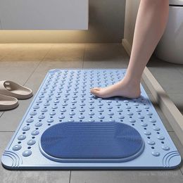 Bath Mats 1pc PVC Bathroom Anti-skid Mat Shower Room Old People Children Waterproof Anti-fall Environmental Massage