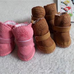 Dog Apparel Wholesale Shoes Snow Boots Bichon Frise Pet Cat Chihuahua Lamb Fleece