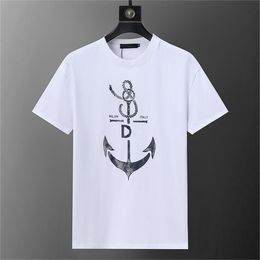 Summer Men Women Designers T Shirts Loose Oversize Tees Apparel Fashion Tops Mans Casual Chest Letter Shirt Street Shorts Sleeve Clothes Mens Tshirts m-3xl #43