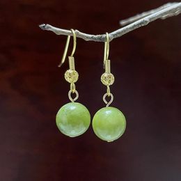 Dangle Earrings 4Unik Women Stone Drop Jasper Earring Elegant Lady Boho Natural Stones Bold Jewellery Gift Dropship Store 4UN-E032