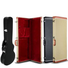 Cables Electric guitar square case / LP leather box / wooden / anticompression and antifall / waterproof and moistureproof bag