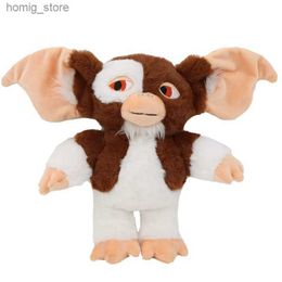 Plyschdockor 33 cm gremlins gizmo plysch leksak mjuk fluffig filmkaraktär gremlins 3 fylld plushie docka för barn pojkar flickor halloween gåvor y240415