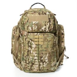 Backpacks Akmax Military Medium Rucksack Molle Army Tactical Assault Backpack, 3 Day Pack for Camping, Hiking, Bug Out, Multicam Camo