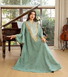 Ethnic Clothing Eid Ramadan Muslim Evening Wedding Party Maxi Dress Sequins Embroidery Abaya Marocain Caftan Femme Jalabiya Turkey Kaftan