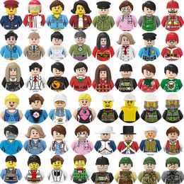 Building Blocks Toys Minifig Toy Block Small Particle Assembly Stacking Phantom Ninja Doll Chicken Eating Police Style Action Figure Toy Gifts