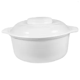 Dinnerware Steamer Microwave Rice Cooker Vegetable Cookware Making Tool Cooking Container White Travel