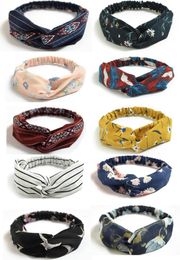 10 Packs Boho Headbands for Women Vintage Floral Print Headwrap Hair Band Sports Elastic Head Wrap ed Cute Hair Accessories3715862