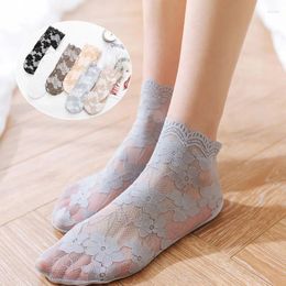 Women Socks Short Leg Women'S Japanese Lace Sweet Cute Wind Super