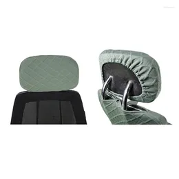 Chair Covers 1Pcs Jacquard Cover For Office Computer Headrest High Elastic Swivel Pillowcase Pillow Accessories