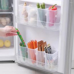 Storage Bottles Refrigerator Organizer Door Box Snap-fit Design Classification Plastic Convenient Fridge Side Kitchenware Supplies