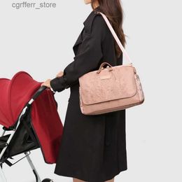 Diaper Bags Universal Stroller Hanging Bag Large Capacity Baby Storage Bag Bottle Diaper Storage Bag Mommy Shoulder Bag L410