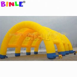 Factory Price Large 15x8m Inflatable Arch Tent Event Exhibition Tunnel Air Dome Structure For Promotion