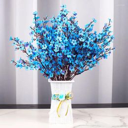 Decorative Flowers 1/2PCS Artificial Plants Beautiful BabysBreath Christmas Decor Fake Plastic For Home Wedding Bridal Festival Party