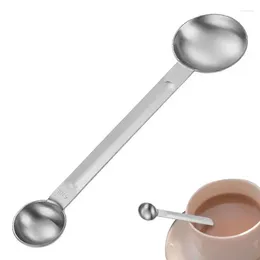 Coffee Scoops Stainless Steel Scoop Tamping Dual-Purpose Spoon Ice Cream Dessert Tea Stirring