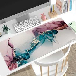 Mouse Pads Wrist Rests Mouse Pad Gamer Fashion Marble XL Home Large New Mousepad XXL Desk Mats Natural Rubber Office Non-Slip Office Accessories