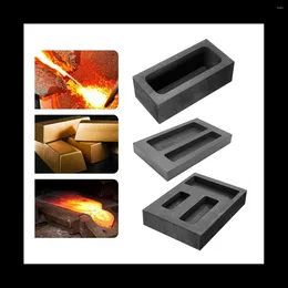 Storage Bags Gold Crucible Graphite Casting Ingot Mould Silver Copper Melting Refining Bar Tool Parts 1 Hole