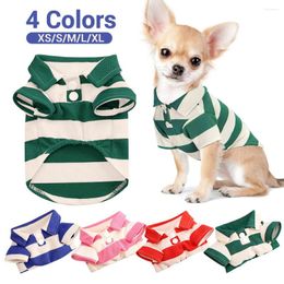 Dog Apparel Pet Clothes Casual Clothing For Small Large Dogs Cats Cute T-shirt Chihuahua Comfortable Breathable Costumes Products