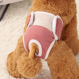 Dog Apparel Physiological Trousers Diaper For Anti-nuisance Safety Short Teddy Girl Puppy Menstrual Sanitary Trouser Reusable